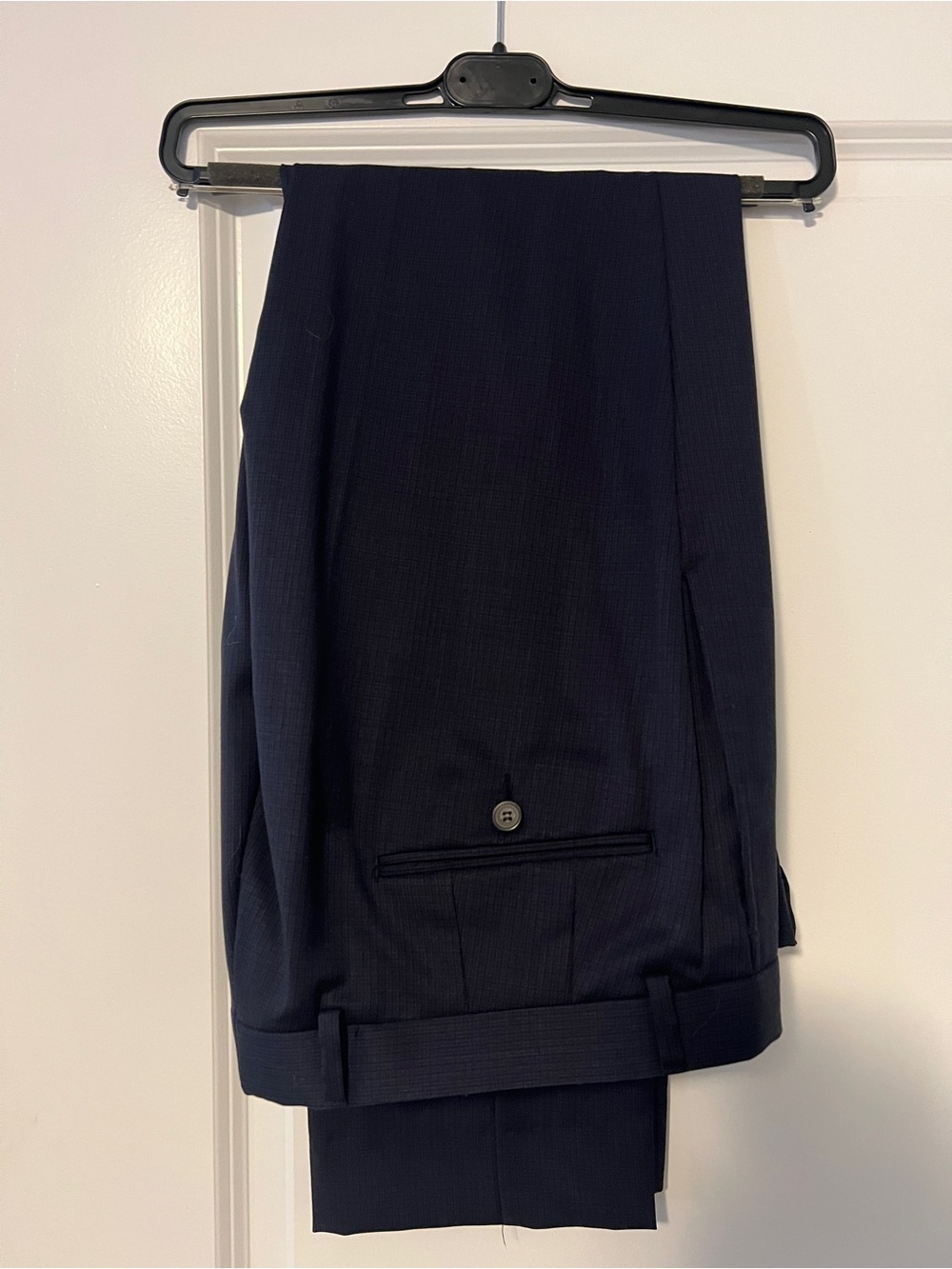 Ted Baker Dark Navy Pinstripe Blazer with Patterned Lining - Picture 5 of 6